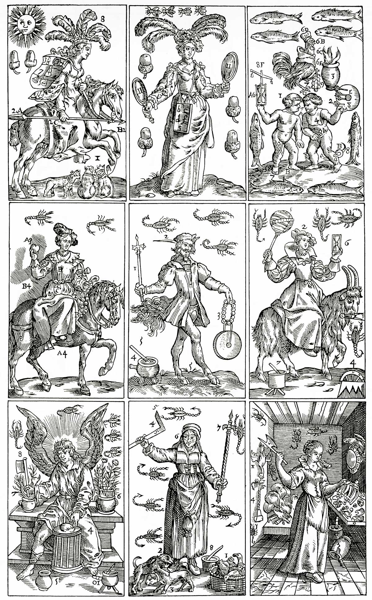Logica Memorativa Playing Cards by Thomas Murner (1507)