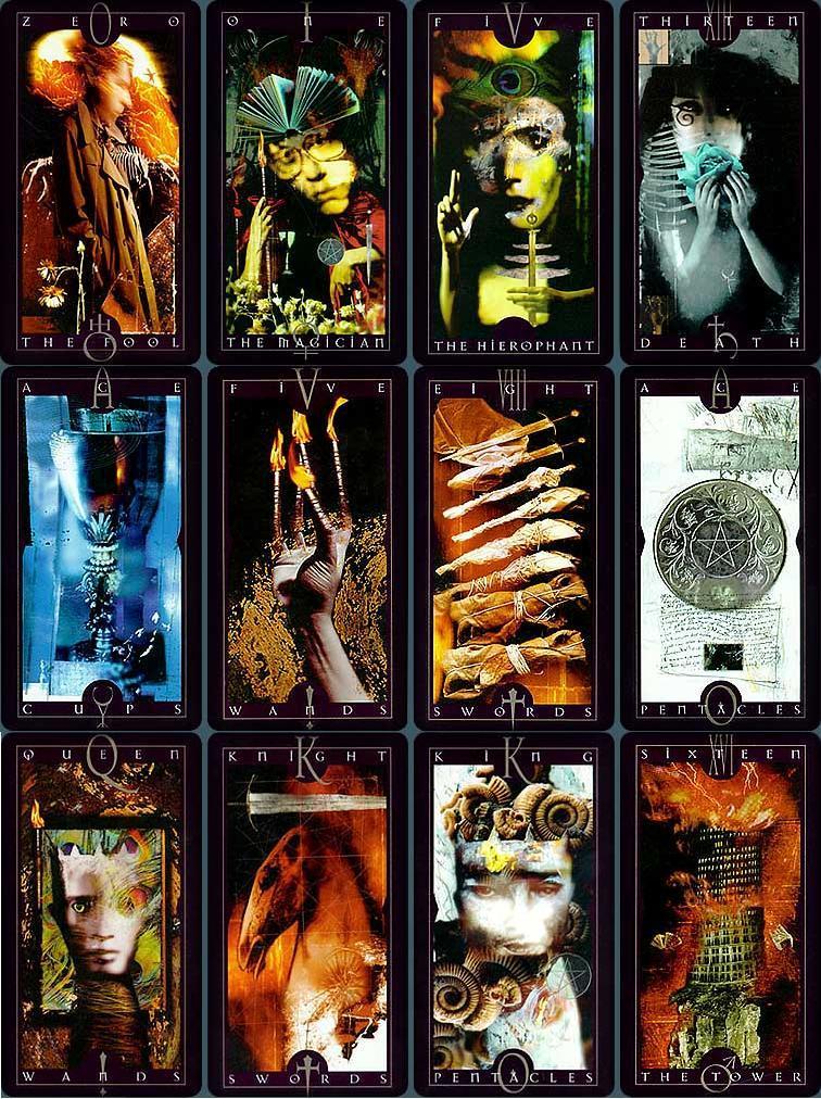 Vertigo Tarot deck. Art by Dave McKean