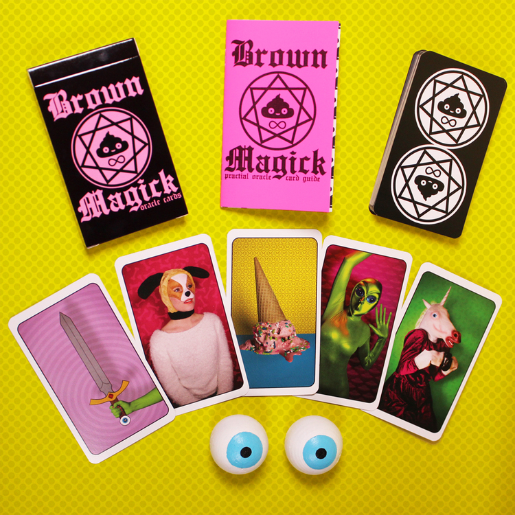 Brown Magic Oracle cards